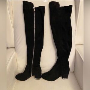 FREE SHIP NO FURTHER DISCOUNTS NEW-Steve Madden Over-the-Knee Boots with Accents